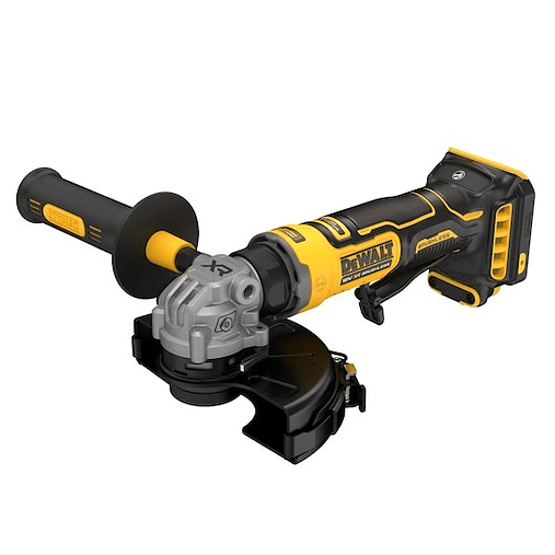 Rebarbadora Acabamentos sem escovas XR 18V 125mm sem carregador/bateria com interruptor homem-morto estilo neumático, Travão, Embraiagem, Arranque suave, Bloqueio e re-arranque DEWALT  13