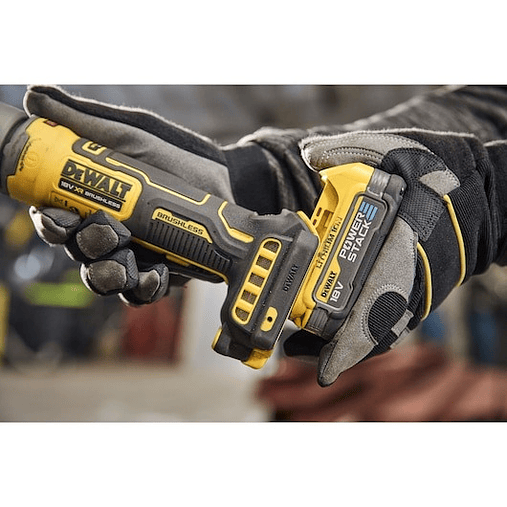 Rebarbadora direita sem escovas XR 18V Pinça 6mm, com interruptor homem-morto sem carregador/bateria DEWALT  4