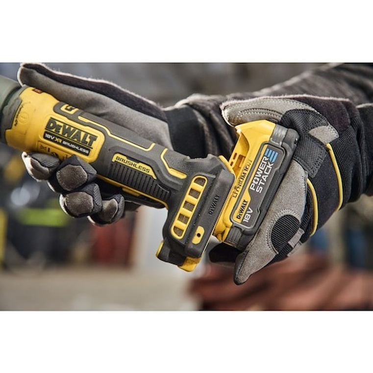 Rebarbadora direita sem escovas XR 18V Pinça 6mm, com interruptor homem-morto sem carregador/bateria DEWALT  4