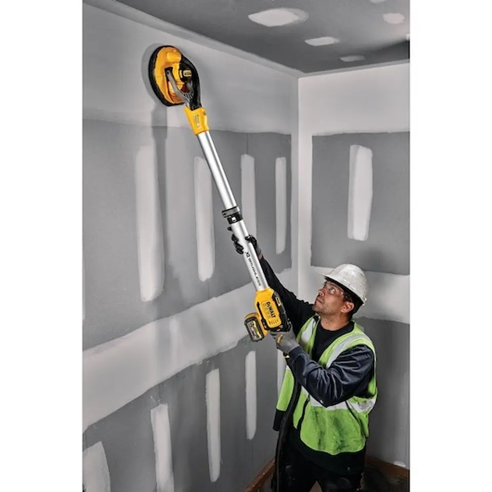 Lixadora Telescópica para Pladur XR 18V com 2 baterias XR FLEXVOLT 54V/18V Li-Ion 6Ah DEWALT  8