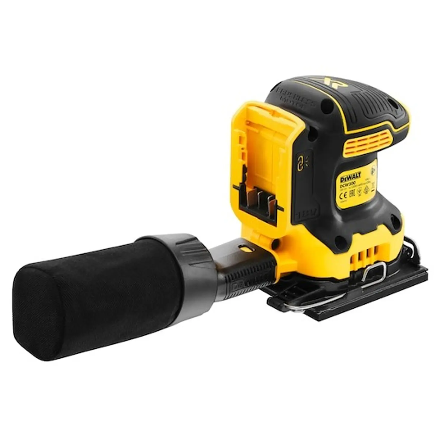 Lixadora Vibratória sem escovas XR 18V Li-Ion 5Ah DEWALT  6