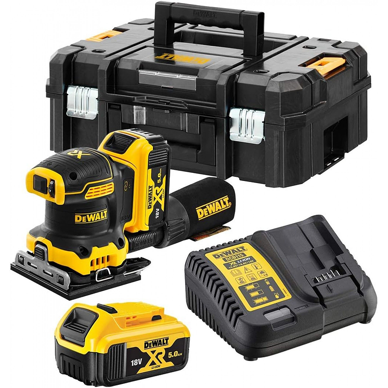 Lixadora Vibratória sem escovas XR 18V Li-Ion 5Ah DEWALT  1