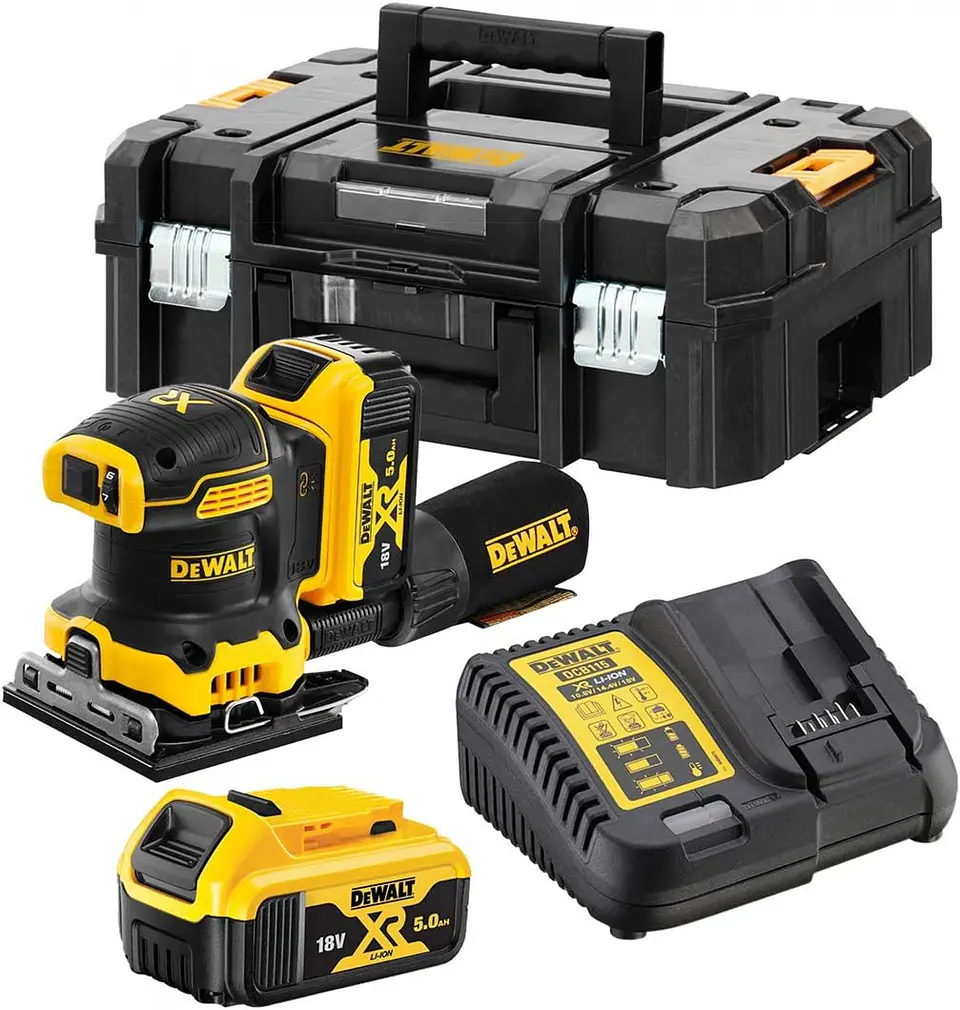 Lixadora Vibratória sem escovas XR 18V Li-Ion 5Ah DEWALT  1