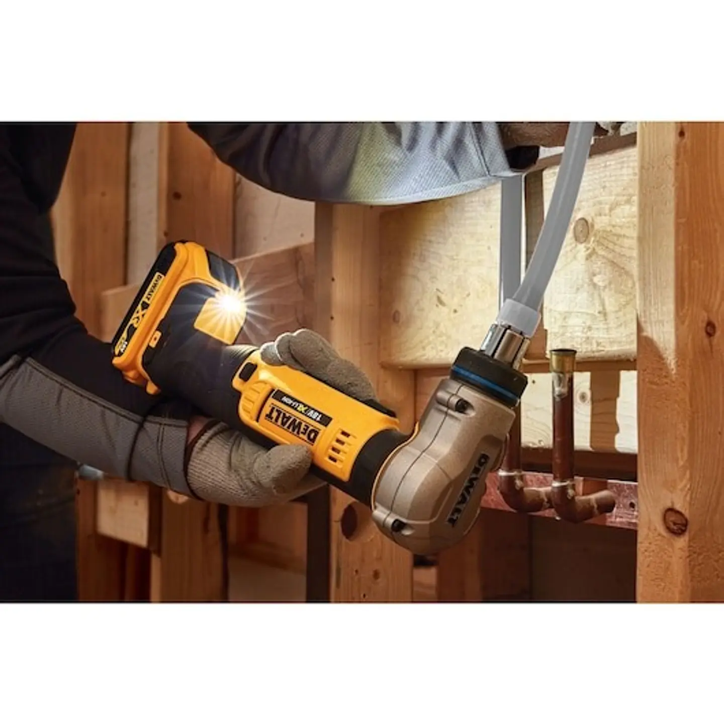 Expandidora de tubo XR 18V Li-Ion 2Ah DEWALT  4