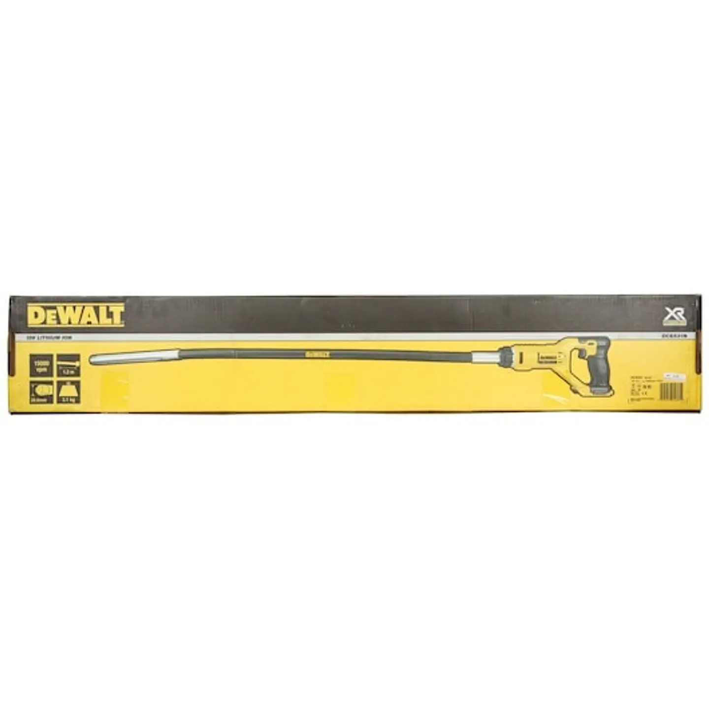 VIBRADOR DE BETÃO XR 18V DEWALT  3