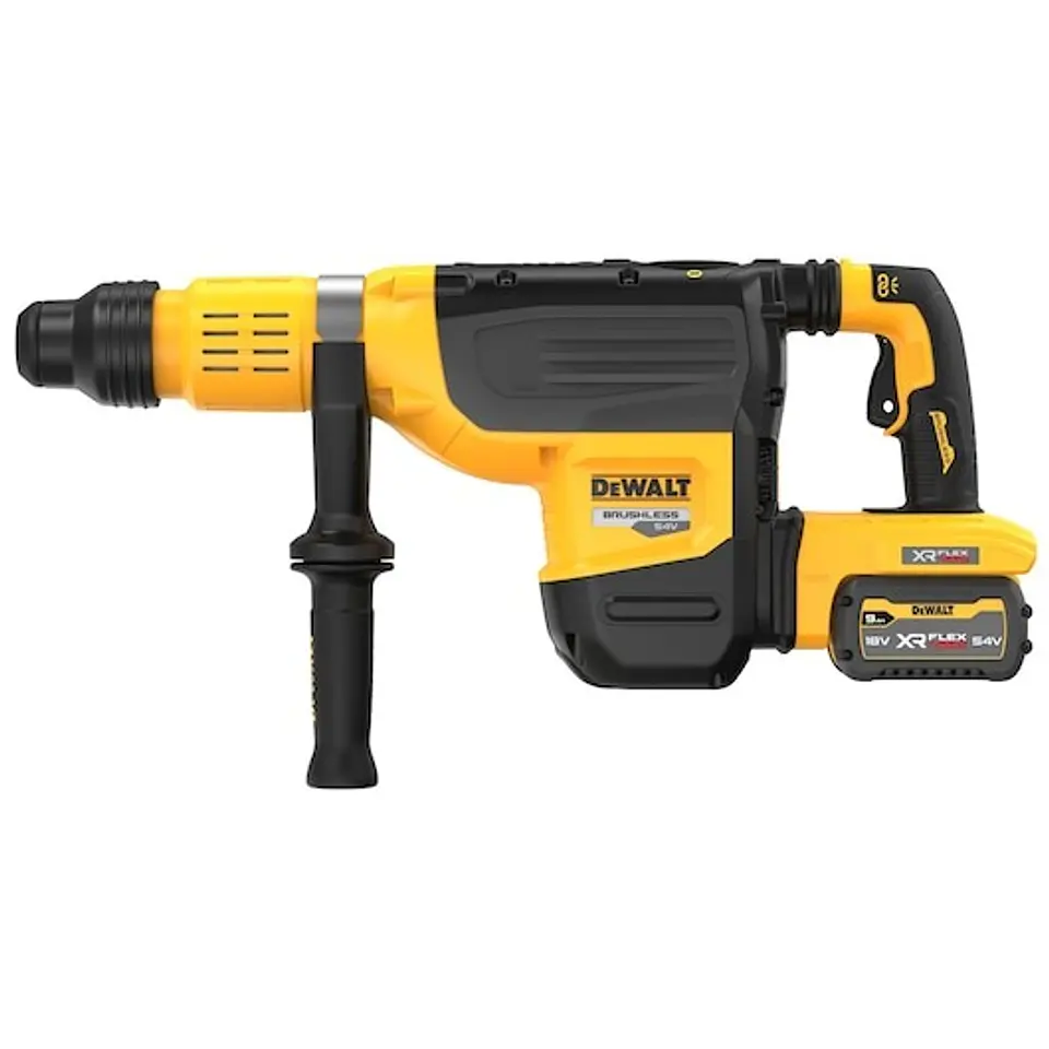 Martelo perfurador SDS-Max sem escovas XR FLEXVOLT 54V Li-Ion 9Ah 10kg 52mm54V Li-Ion 9Ah SDS-Max 10kg 52mm DEWALT  3