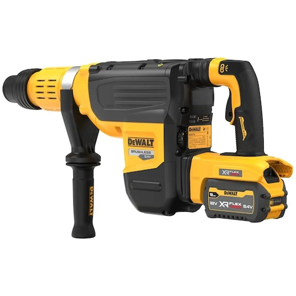 Martelo perfurador SDS-Max sem escovas XR FLEXVOLT 54V Li-Ion 9Ah 10kg 52mm54V Li-Ion 9Ah SDS-Max 10kg 52mm DEWALT  6