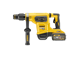 Martelo perfurador SDS-Max Eletropneumático sem escovas XR FLEXVOLT 54V SDS-Max 5kg 6,1J 3 Modos com 2 baterias 54V/18V Li-Ion 9,0Ah e mala DEWALT