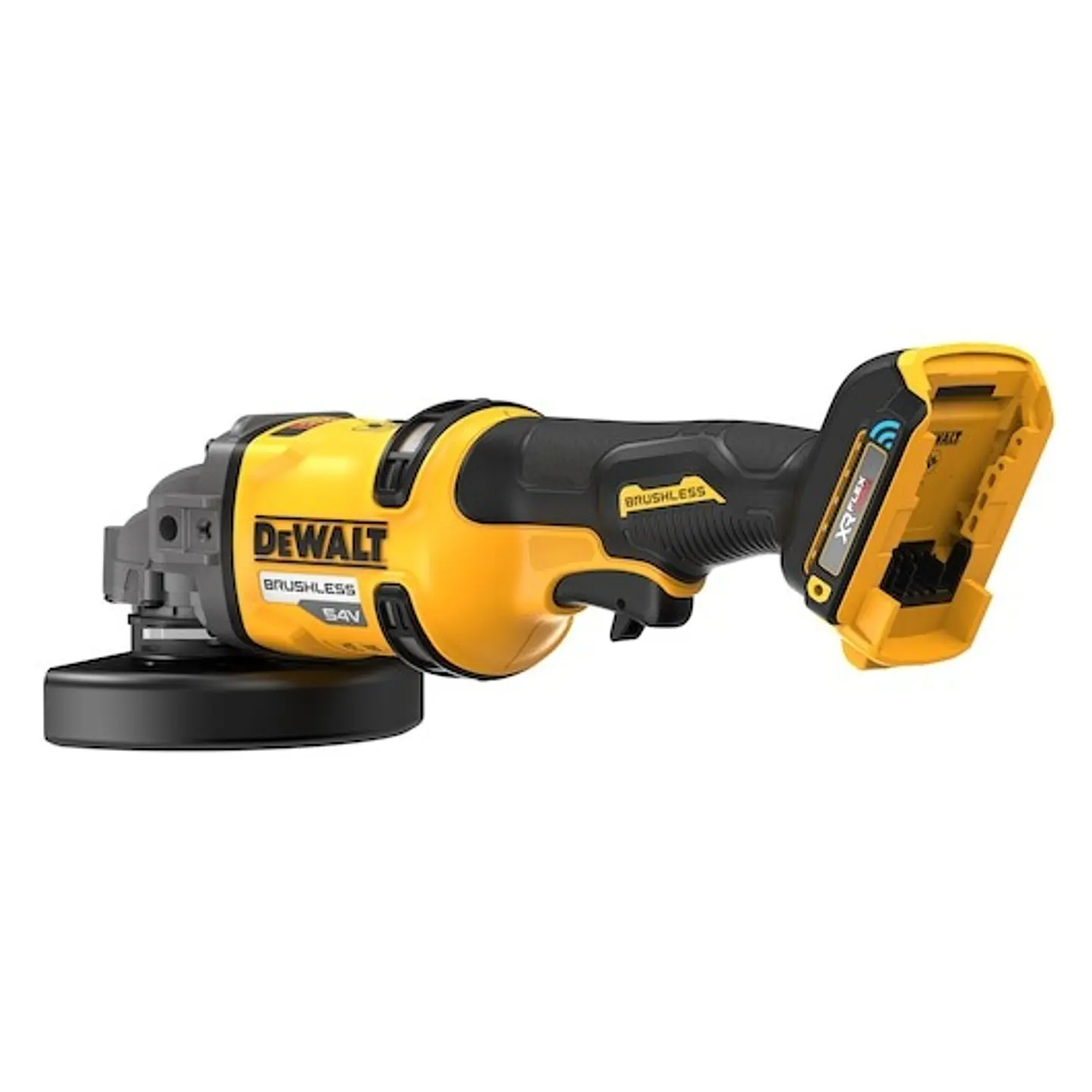 Rebarbadora Acabamentos sem escovas XR FLEXVOLT 54V 125mm com interrutor de pega lateral sem carregador/bateria e mala TSTAK DEWALT  2