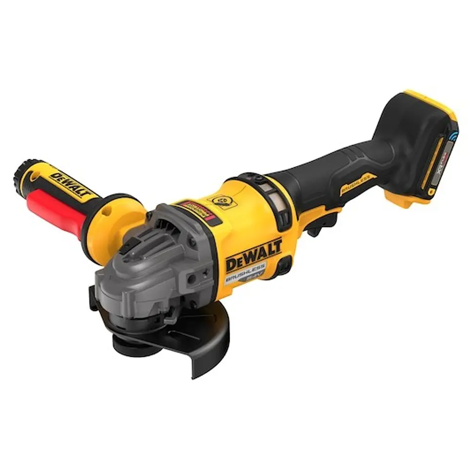 Rebarbadora Acabamentos sem escovas XR FLEXVOLT 54V 125mm com interrutor de pega lateral sem carregador/bateria e mala TSTAK DEWALT  1