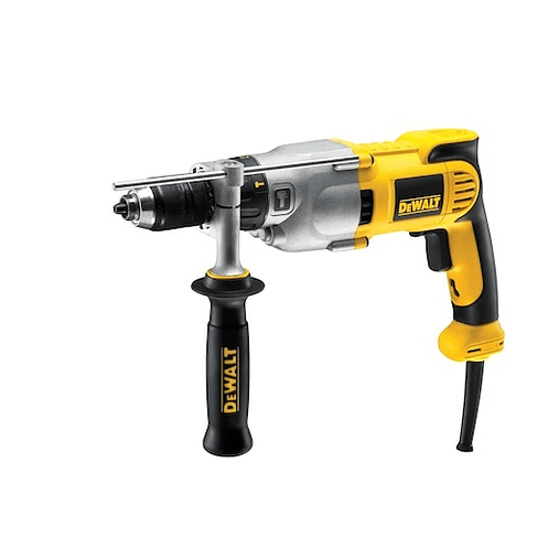 Berbequim Percussão 950W - Electrónico 2 velocidades 13mm aperto rápido, embraiagem + mala DEWALT 3