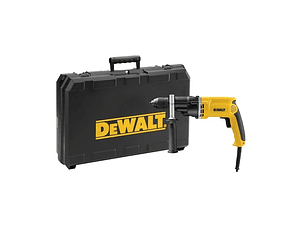 Berbequim Percussão 950W - Electrónico 2 velocidades 13mm aperto rápido, embraiagem + mala DEWALT