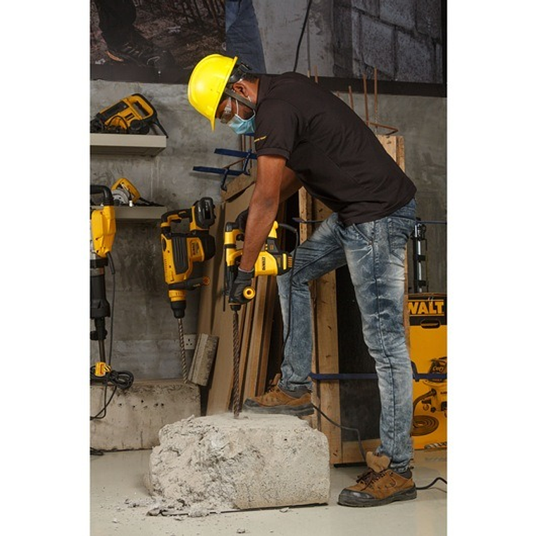 Martelo Ligeiro Combinado Motor Vert. 850W 3,5J - SDS-Plus AVC + mala TSTAK DEWALT 11