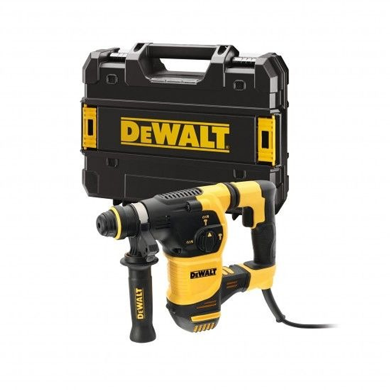 Martelo Ligeiro Combinado Motor Vert. 850W 3,5J - SDS-Plus AVC + mala TSTAK DEWALT 1