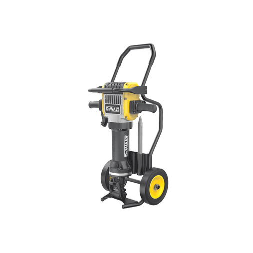 Martelo Demolidor 30kg 2100W - 62J Hex AVC + Carro com rodas e Cinzel DEWALT  1
