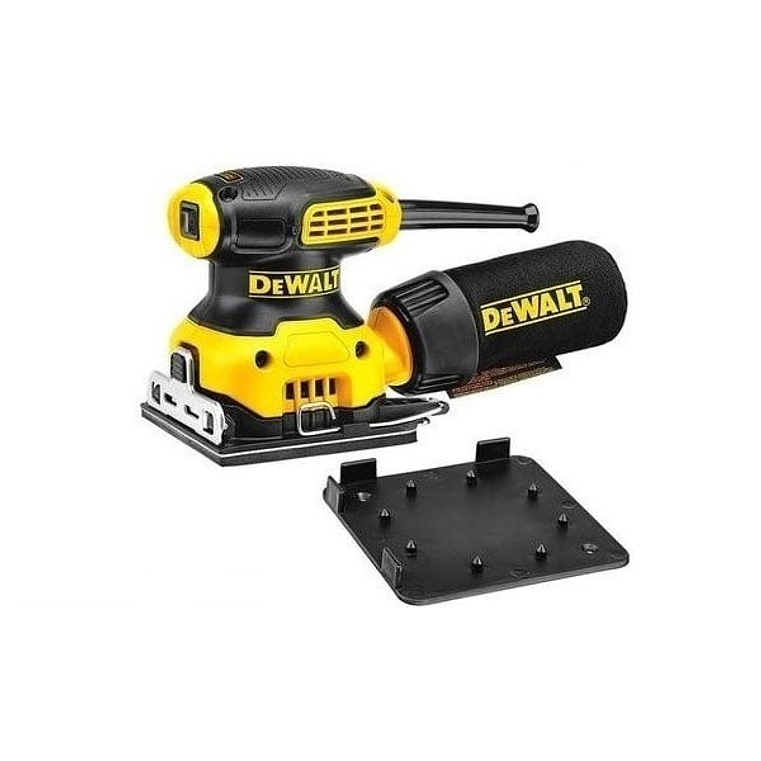 Lixadora Vibratória 230W - 1/4 folha - 14.000 opm + dispositivo para portadas de madeira DEWALT  1