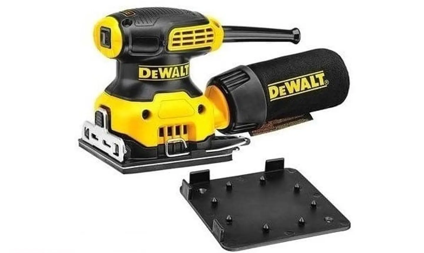 Lixadora Vibratória 230W - 1/4 folha - 14.000 opm + dispositivo para portadas de madeira DEWALT  1
