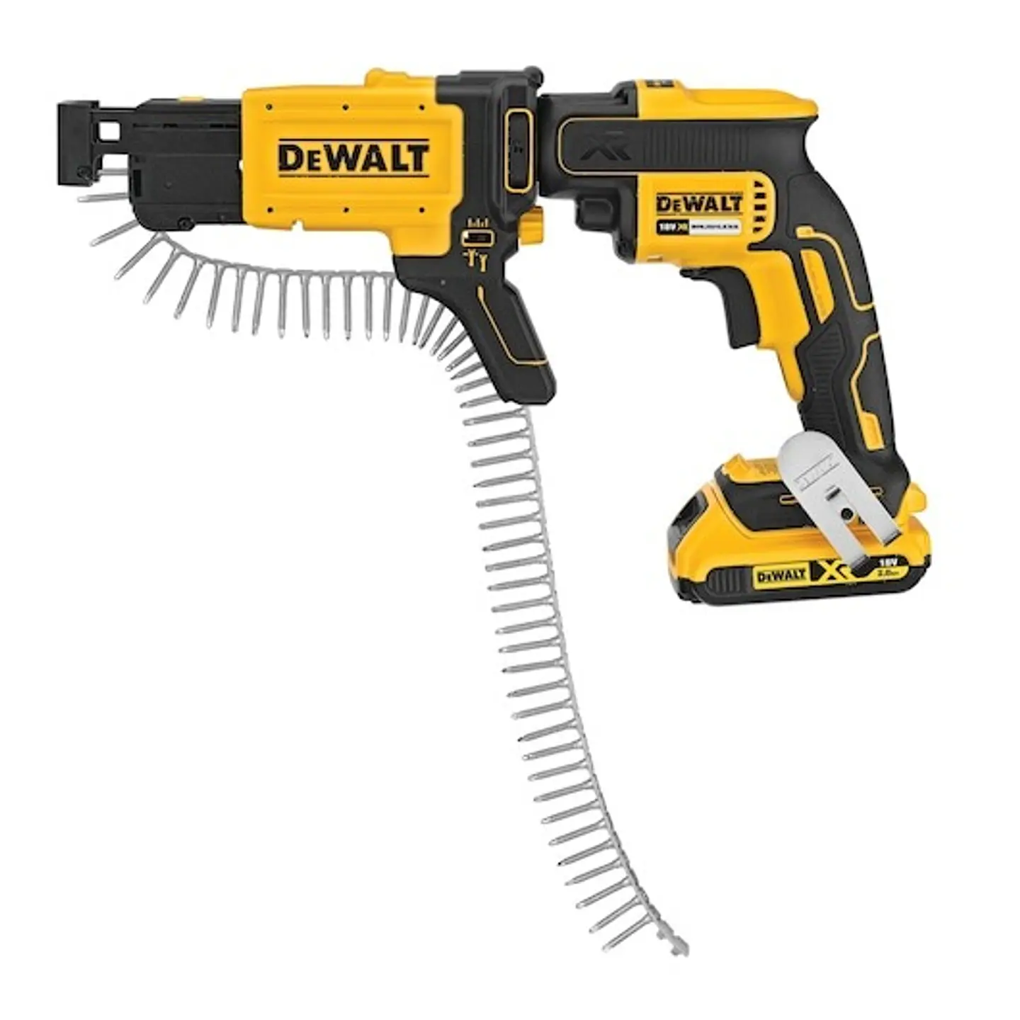 Alimentador automático parafusos pladur DCF6202 DEWALT 3