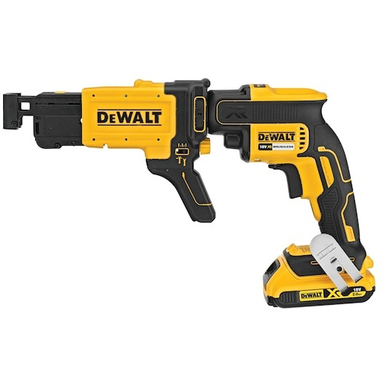 Alimentador automático parafusos pladur DCF6202 DEWALT 5