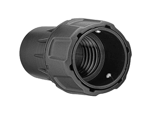 Encerramento giratório: enrosca-se diretamente ao tubo do aspirador DEWALT 