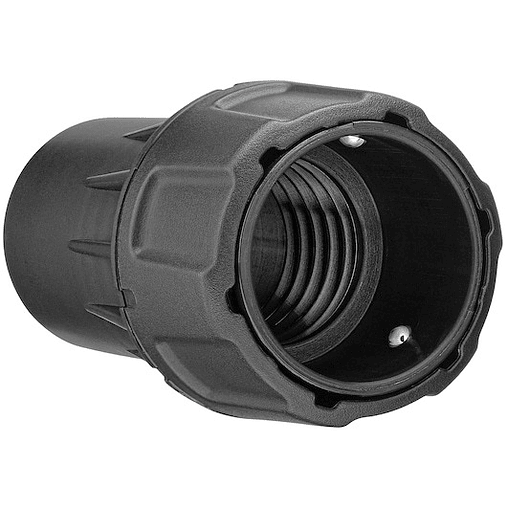 Encerramento giratório: enrosca-se diretamente ao tubo do aspirador DEWALT  1