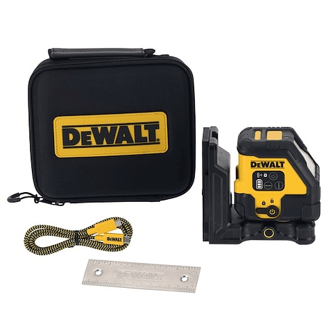 Nível Laser autonivelante USB-C VERDE de linhas em cruz (horizontal e vertical) DEWALT 