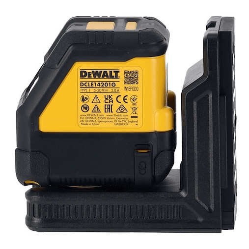 Nível Laser autonivelante USB-C VERDE de linhas em cruz (horizontal e vertical) DEWALT  4