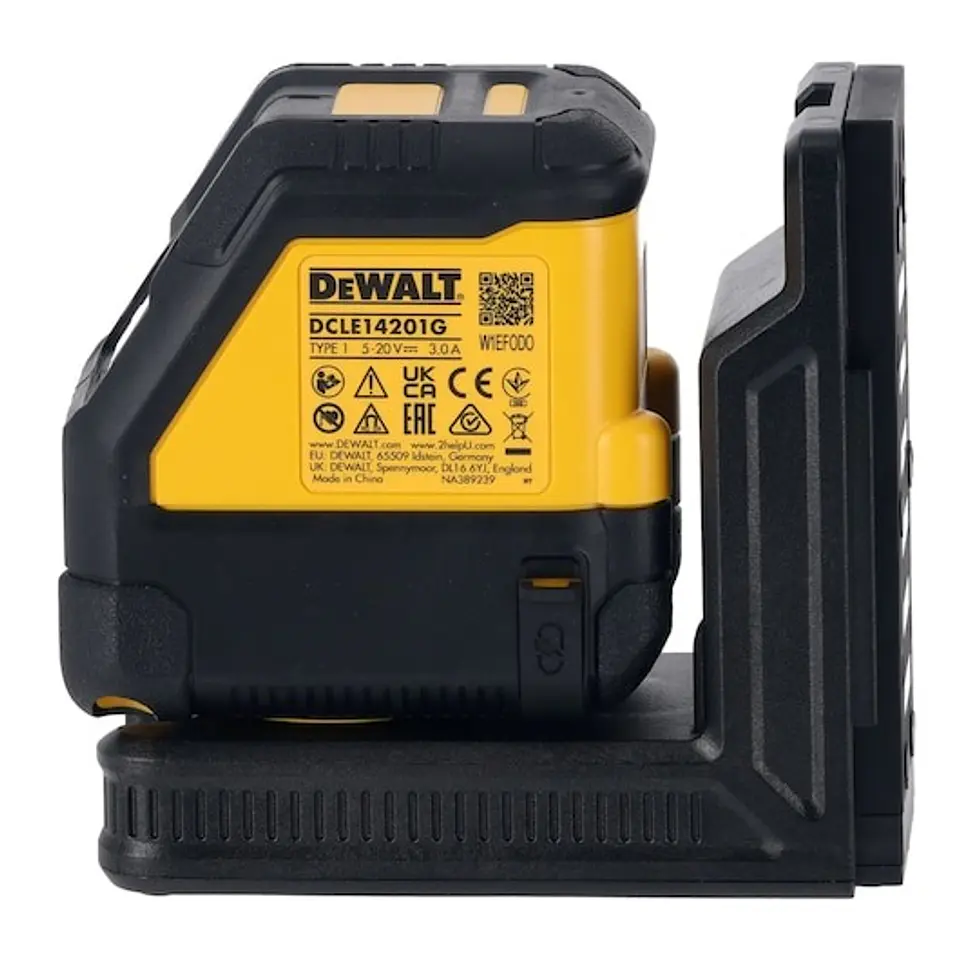 Nível Laser autonivelante USB-C VERDE de linhas em cruz (horizontal e vertical) DEWALT  4