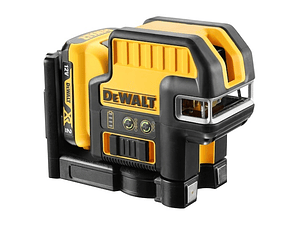 Nível Laser autonivelante VERDE de linhas em cruz + 5 pontos XR 12V com bateria Li-Ion 2Ah DEWALT 