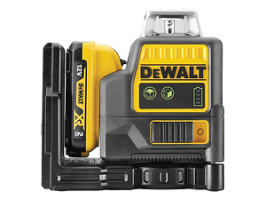 Nível Laser autonivelante VERDE de 2 linhas 360° XR 12V com 1 bateria Li-Ion 2Ah DEWALT 