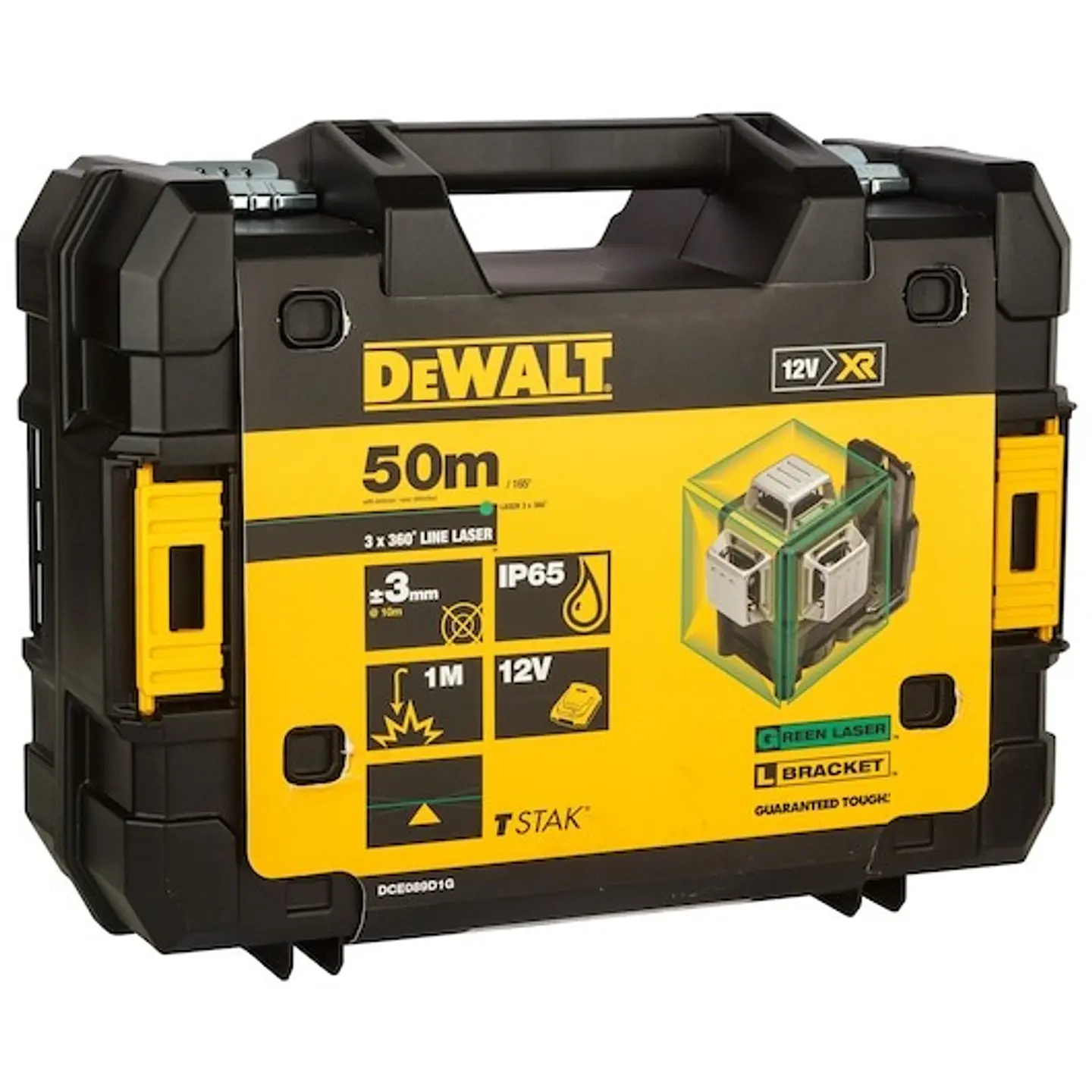 Nível laser 3 linhas Verdes DCE089D1G DEWALT  6