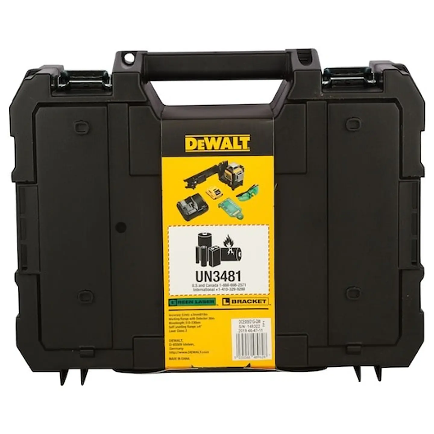 Nível laser 3 linhas Verdes DCE089D1G DEWALT  8