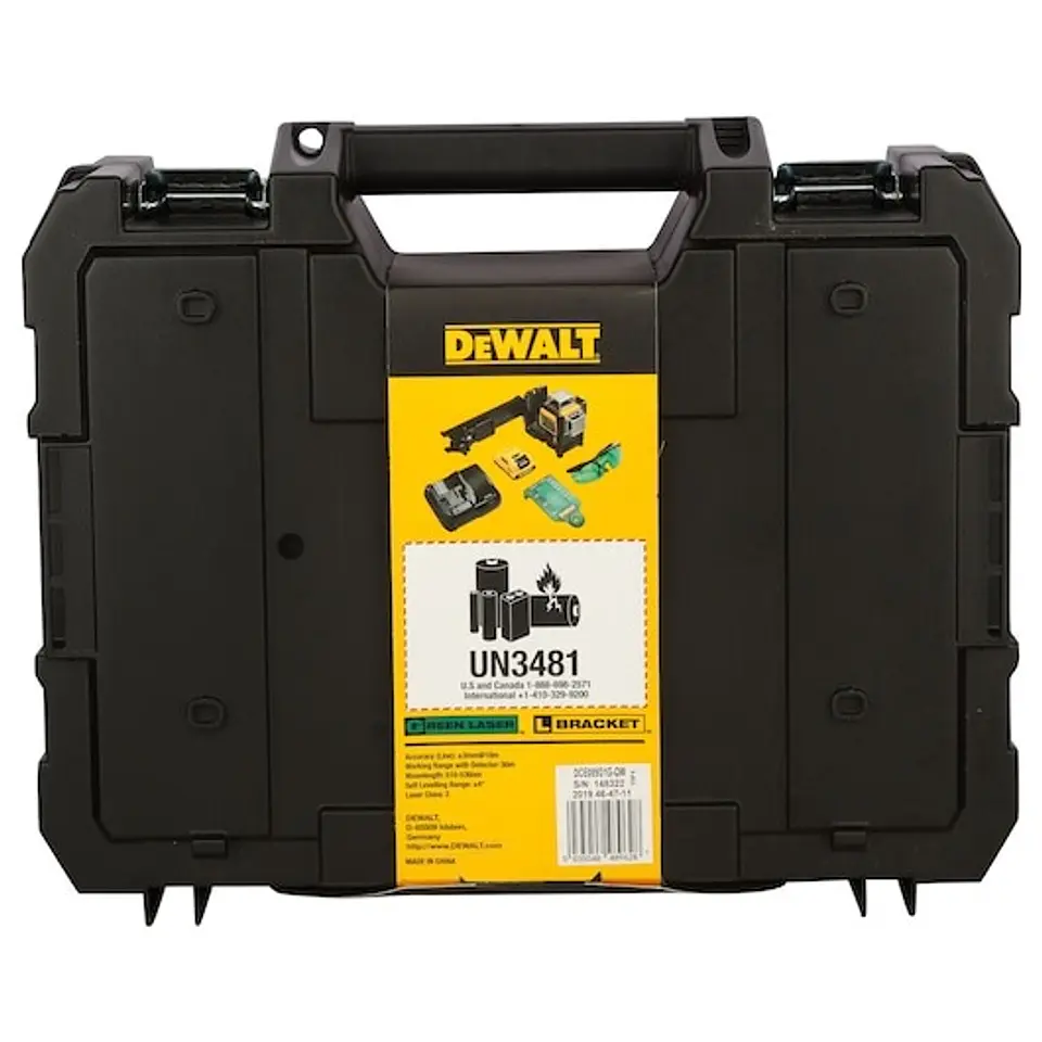 Nível laser 3 linhas Verdes DCE089D1G DEWALT  8