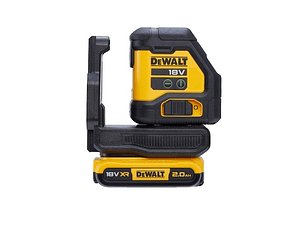 Nível Laser autonivelante VERDE com 2 linhas em cruz (horizontal e vertical) XR 18V sem bateria e sem carregador 18V Li-Ion 2Ah DEWALT 