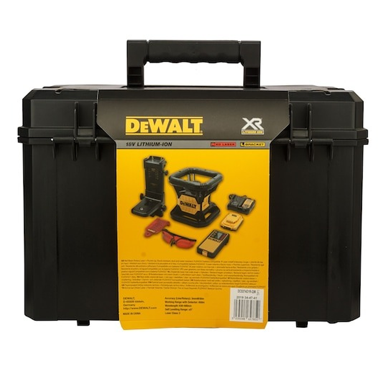 Nível Laser Rotativo autonivelante VERMELHO XR 18V com bateria Li-Ion 2Ah DEWALT  5