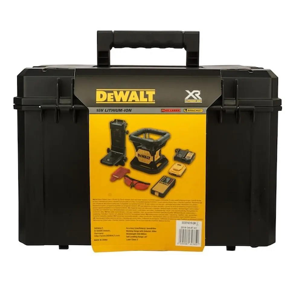 Nível Laser Rotativo autonivelante VERMELHO XR 18V com bateria Li-Ion 2Ah DEWALT  5