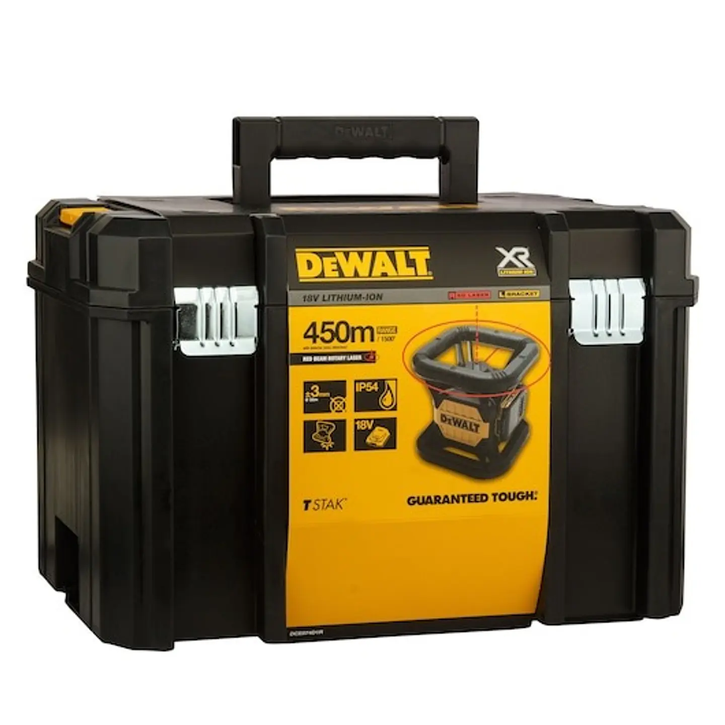 Nível Laser Rotativo autonivelante VERMELHO XR 18V com bateria Li-Ion 2Ah DEWALT  9
