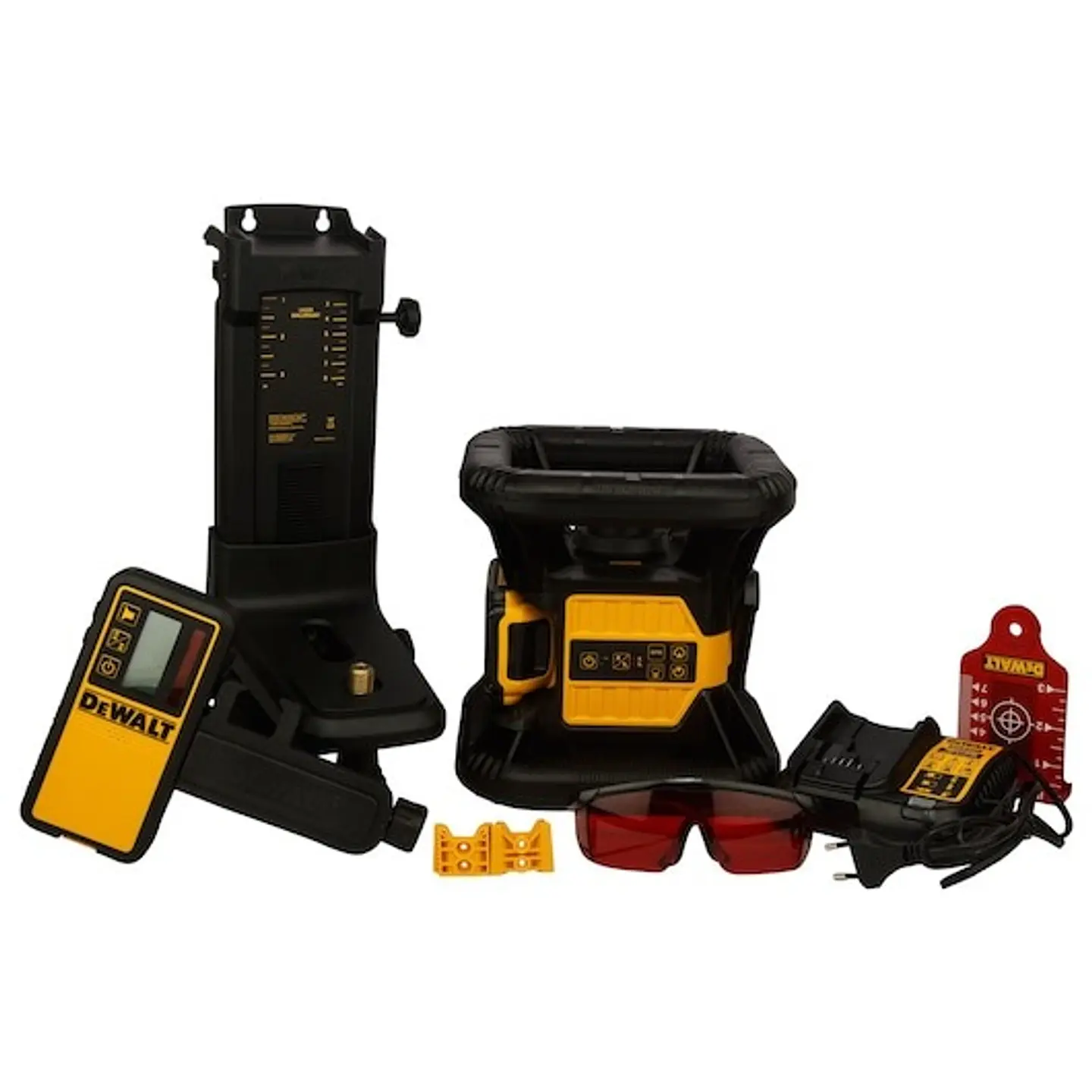 Nível Laser Rotativo autonivelante VERMELHO XR 18V com bateria Li-Ion 2Ah DEWALT  12