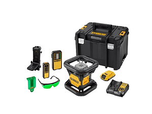 Nível Laser Rotativo autonivelante VERDE XR 18V com bateria Li-Ion 2Ah DEWALT 