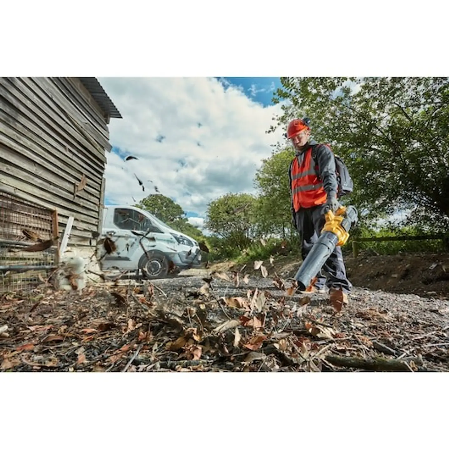 Soprador axial sem escovas XR FLEXVOLT com 1 bateria 54V/18V Li-Ion 9Ah DEWALT  9