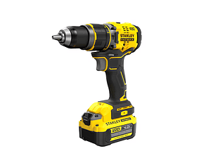 BERBEQUIM COM PERCUSSÃO BRUSHLESS V20 LI-ION 18V COM 2 BATERIAS 4AH, CARREGADOR 2A E MALA STANLEY 