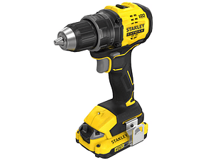 Berbequim Aparafusador BRUSHLESS V20 Li-Ion 18V 60Nm. Inclui 2 baterias Li-Ion 2Ah, carregador 1.25A e mala Pro-Stack STANLEY 