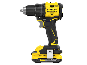 Berbequim Aparafusador BRUSHLESS V20 Li-Ion 18V 60Nm. Inclui 2 baterias Li-Ion 2Ah, carregador 1.25A e mala Pro-Stack STANLEY 