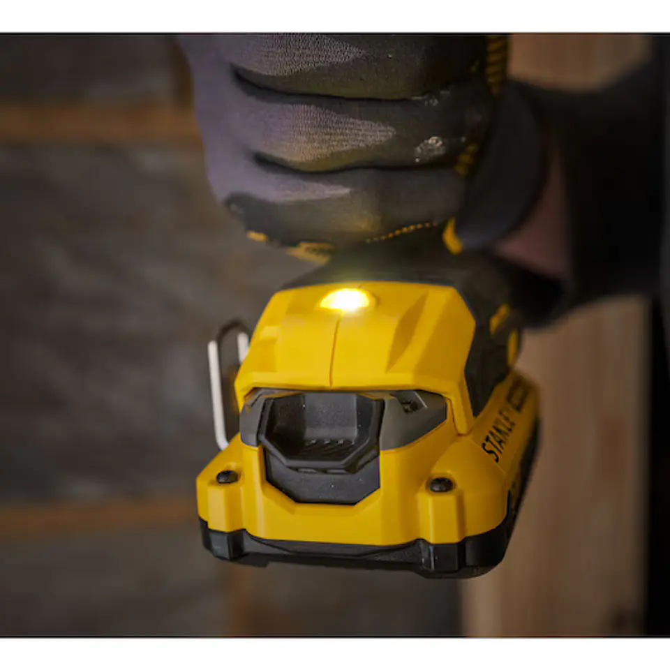 Berbequim Aparafusador BRUSHLESS V20 Li-Ion 18V 60Nm. Inclui 2 baterias Li-Ion 2Ah, carregador 1.25A e mala Pro-Stack STANLEY  7