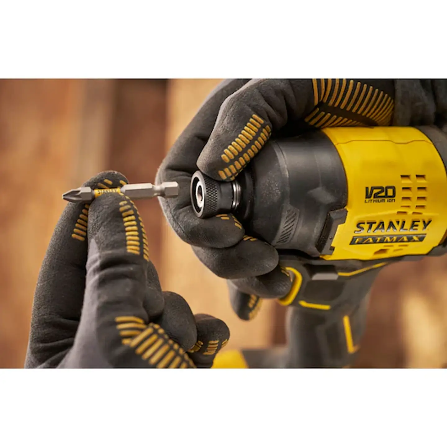 Aparafusador de Impacto BRUSHLESS V20 Li-Ion 18V 170Nm. Sem carregador/bateria STANLEY  10