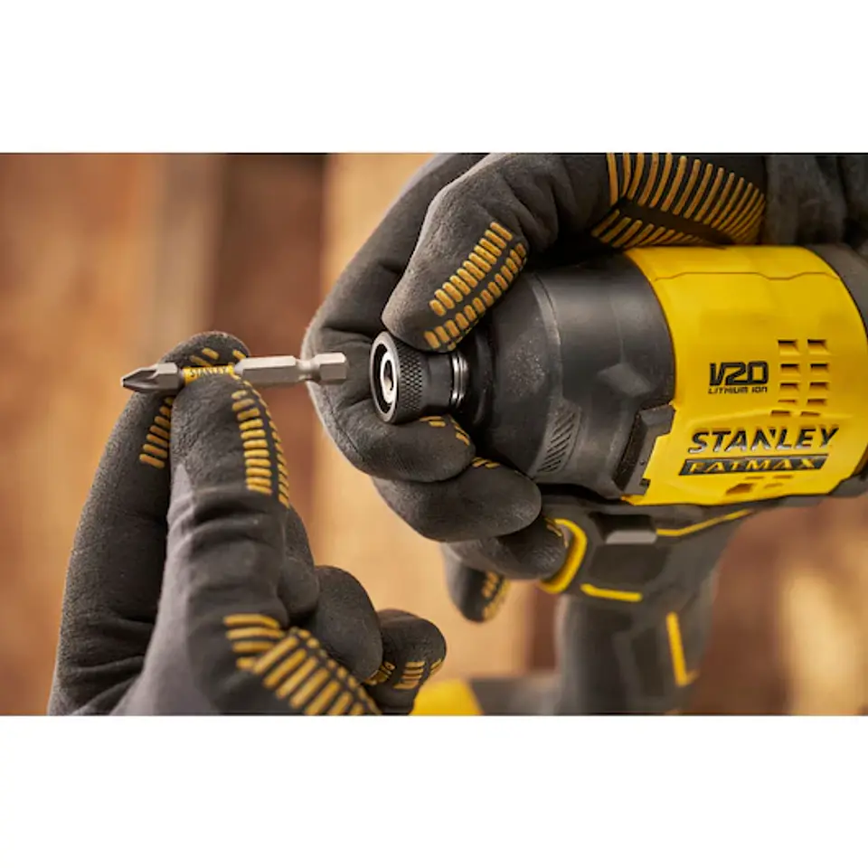 Aparafusador de Impacto BRUSHLESS V20 Li-Ion 18V 170Nm. Sem carregador/bateria STANLEY  10