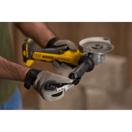 REBARBADORA BRUSHLESS 125 mm V20 LITHIUM-ION 18V SEM CARREGADOR/BATERIA STANLEY  4