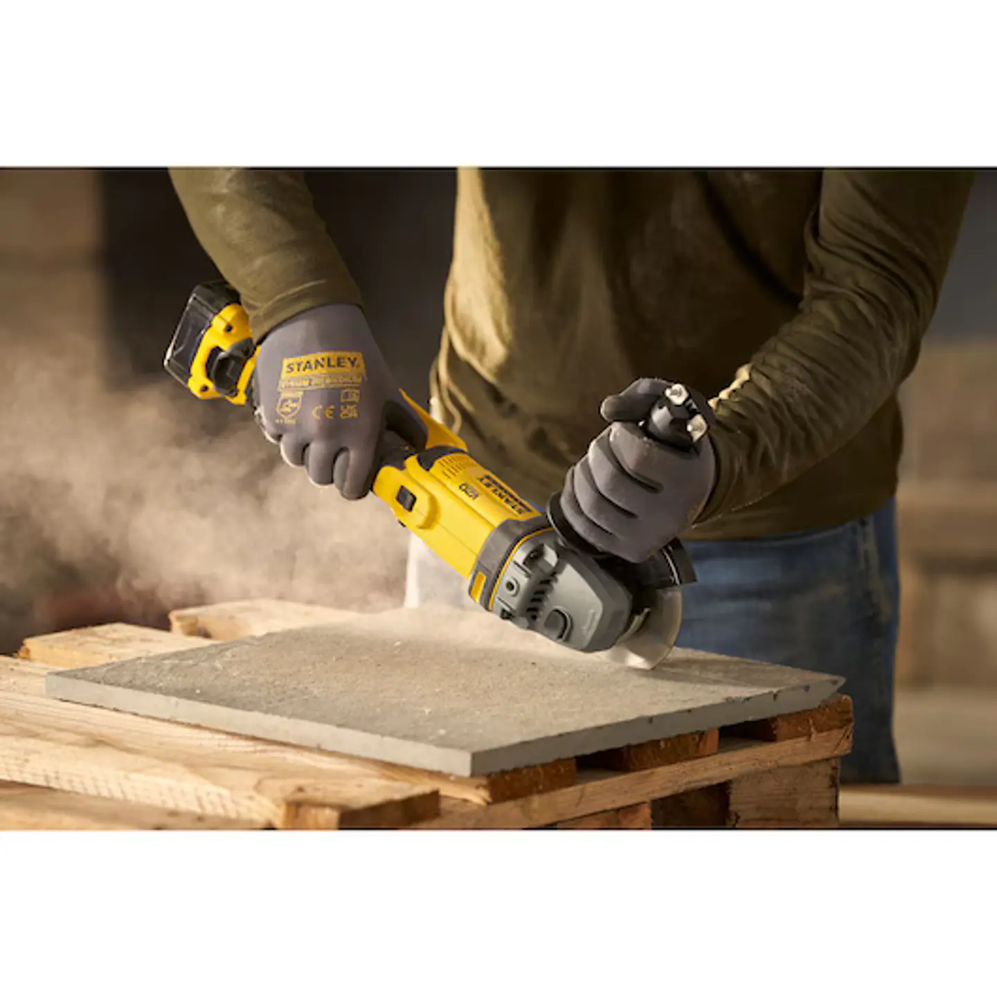 Rebarbadora V20 Li-Ion 18V 115mm Sem carregador/bateria STANLEY  8