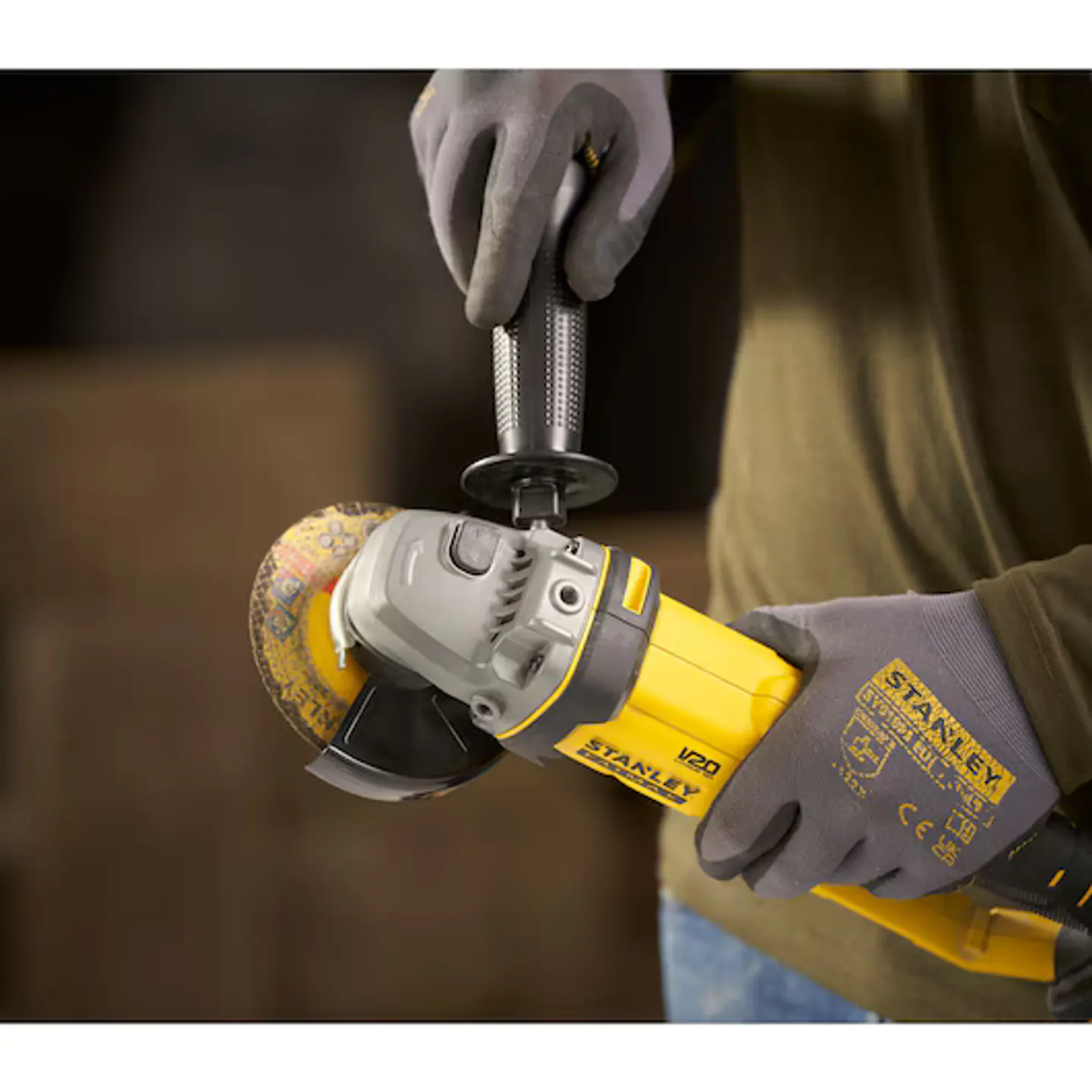 Rebarbadora V20 Li-Ion 18V 115mm Sem carregador/bateria STANLEY  9