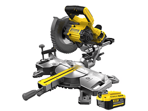 SERRA DE ESQUADRIA V20 LI-ION 18V Ø190 mm COM 1 BATERIA 4AH E CARREGADOR STANLEY 